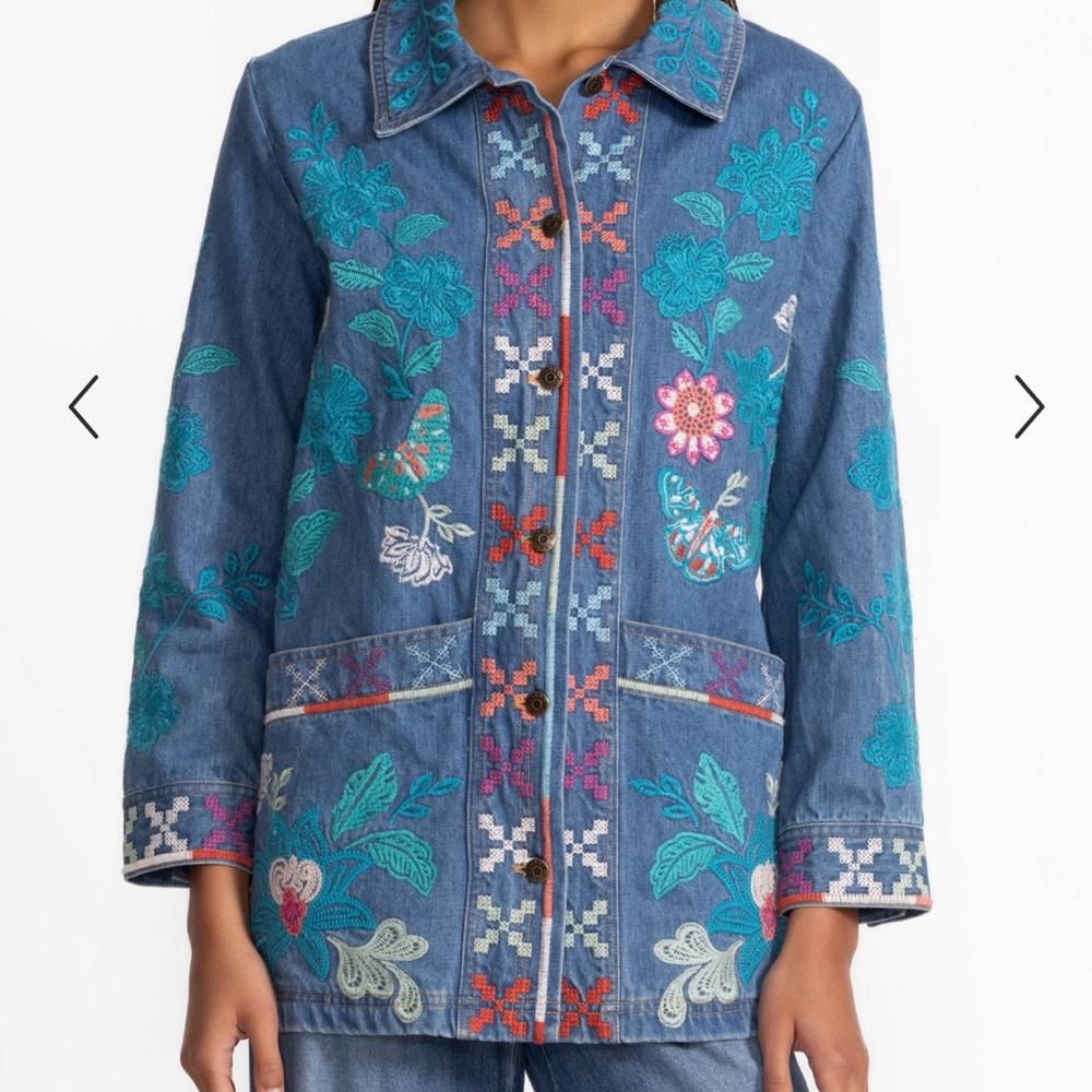 Johnny Was beautiful jacket new with tags.  Never worn. Paid over $200